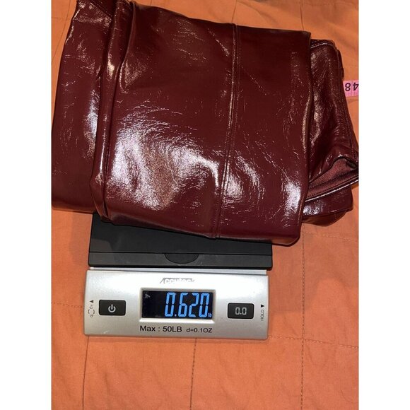 Spanx Faux Patent Leather Leggings High-Rise Stretch Pants Women's Size XL - Picture 11 of 11